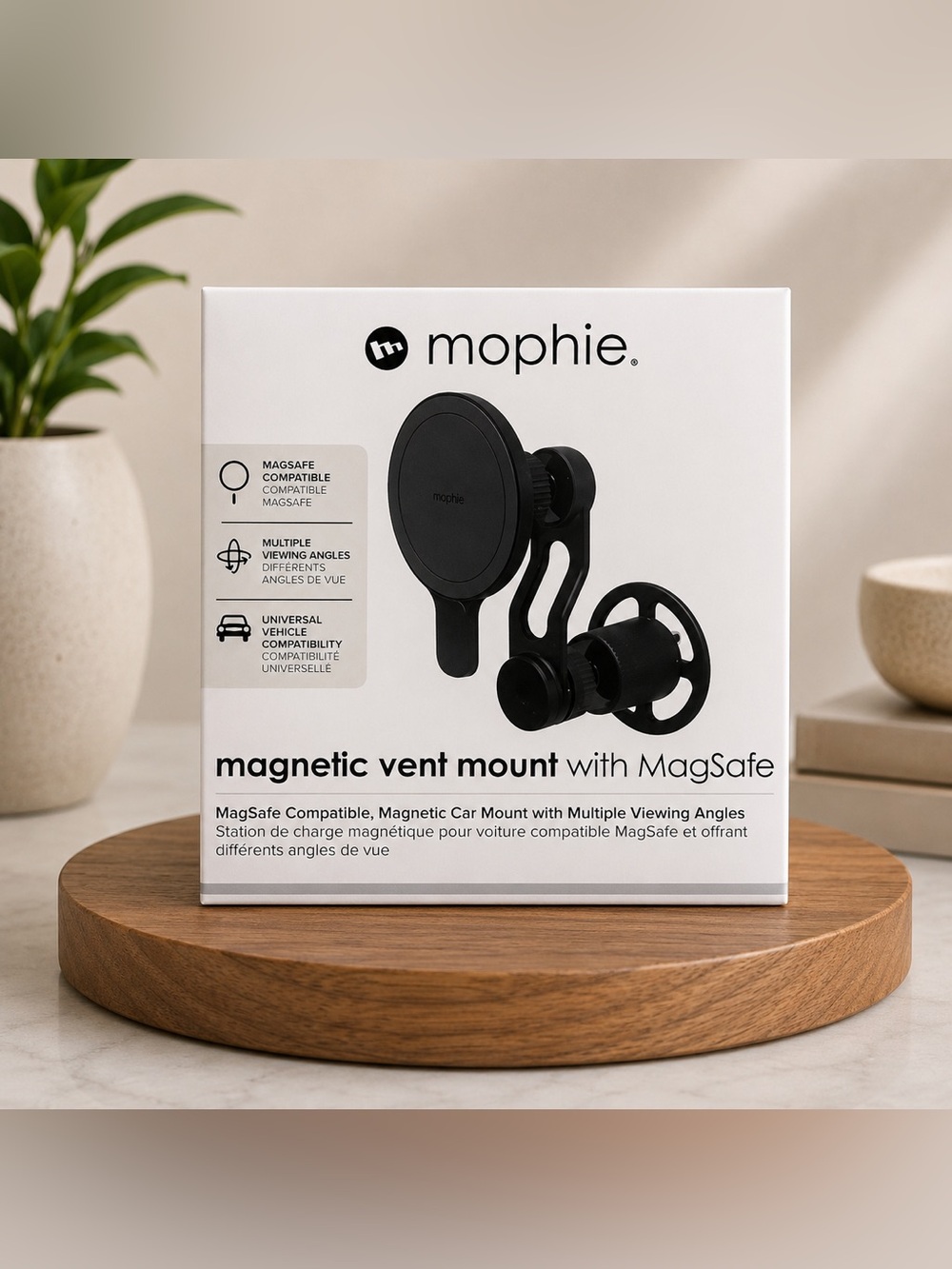 mophie Magnetic Vent Mount with MagSafe for Apple iPhone 17 ( iPhone 14,15,16)